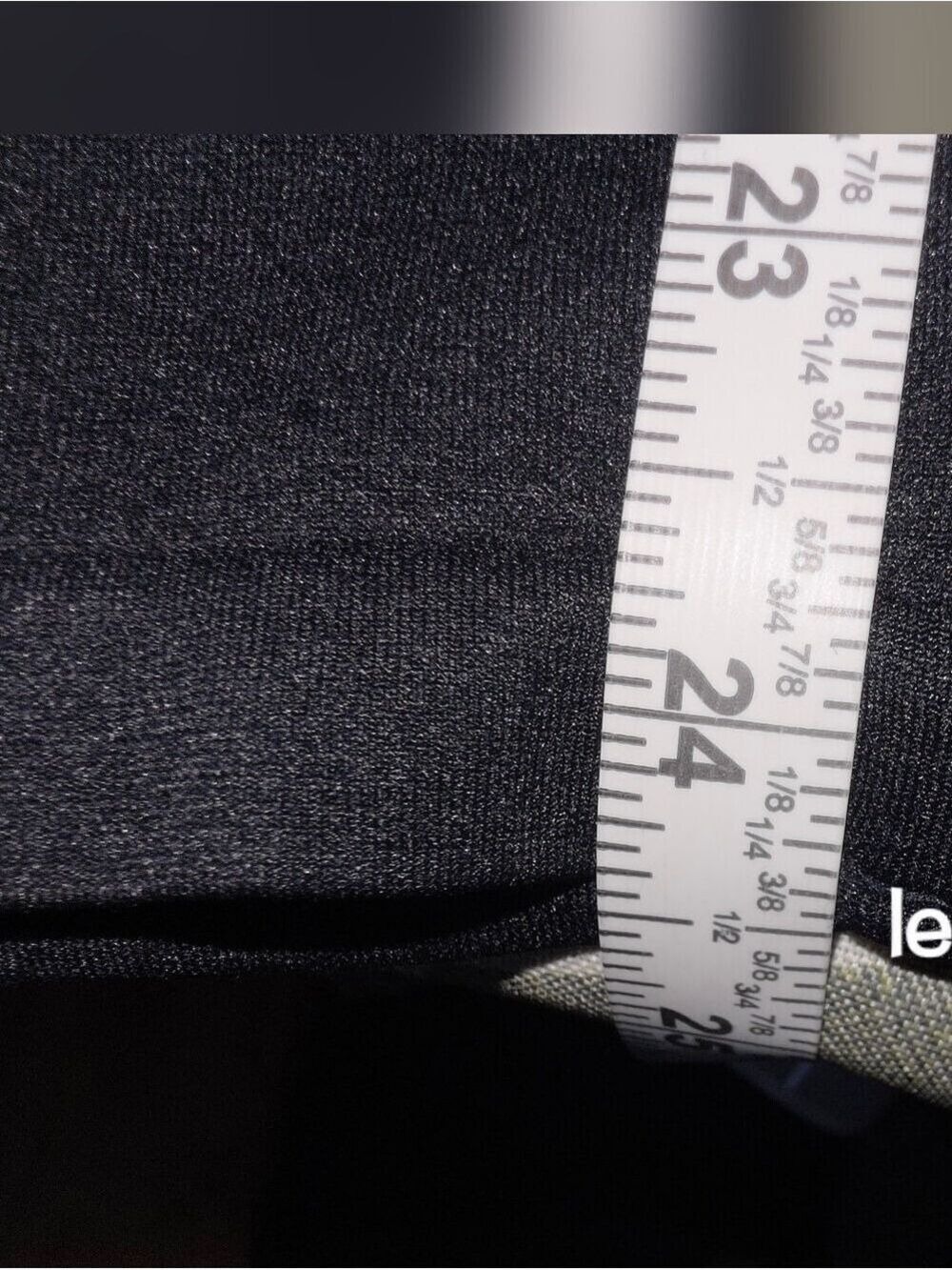HUE Black Slim High-Waist Leggings #CAP18 - Picture 5 of 7